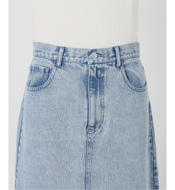 IENA LA BOUCLE「IENA LA BOUCLE ソフトデニムスリットスカート」|スカート|