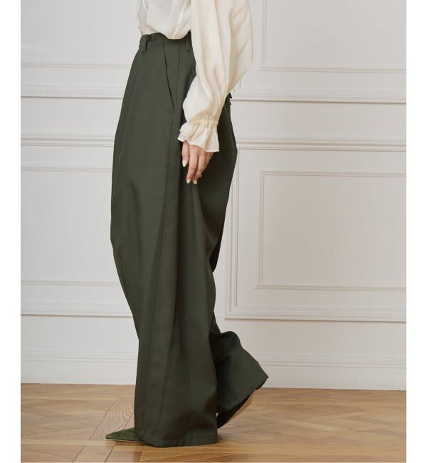 IENA LA BOUCLE「《追加》IENA LA BOUCLE ブライトギャバイージーバルーンパンツ」|その他|