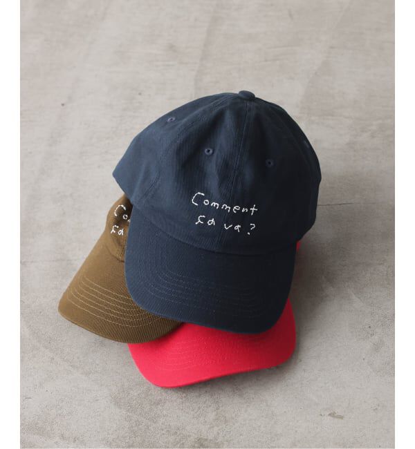 SLOBE IENA「《予約》Lundi SLOBE別注 ロゴCAP」|キャップ・キャスケット|