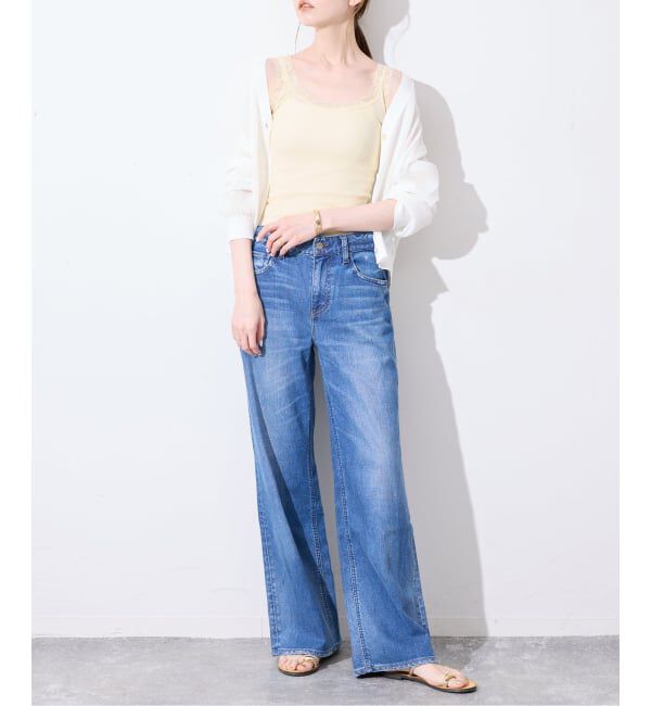 SLOBE IENA「レースリブインナー」|タンクトップ|