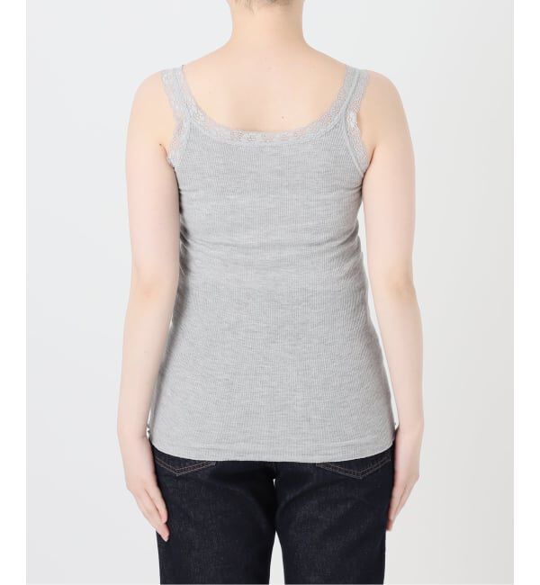 SLOBE IENA「レースリブインナー」|タンクトップ|