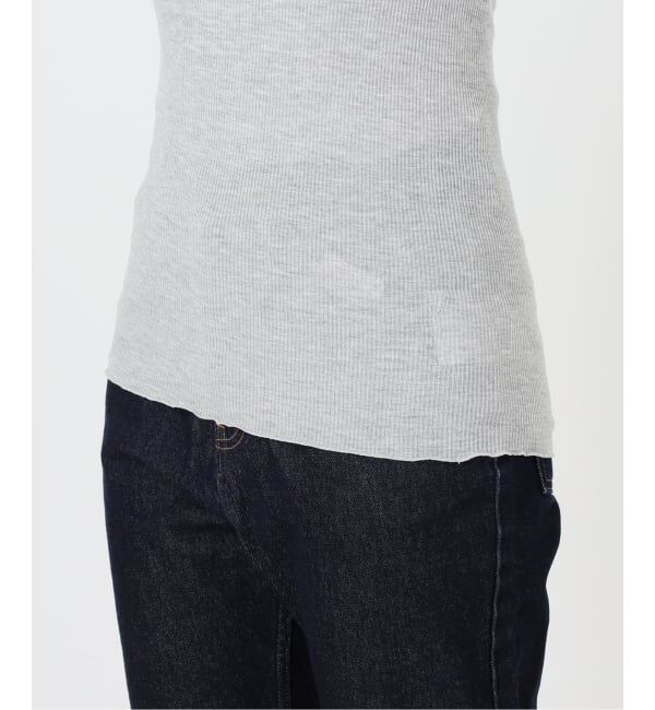 SLOBE IENA「レースリブインナー」|タンクトップ|