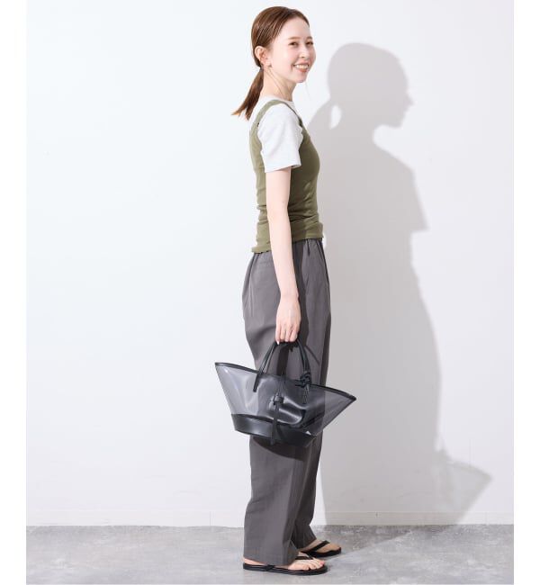 SLOBE IENA「レースリブインナー」|タンクトップ|