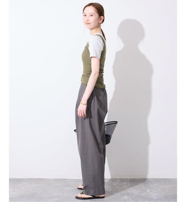 SLOBE IENA「レースリブインナー」|タンクトップ|