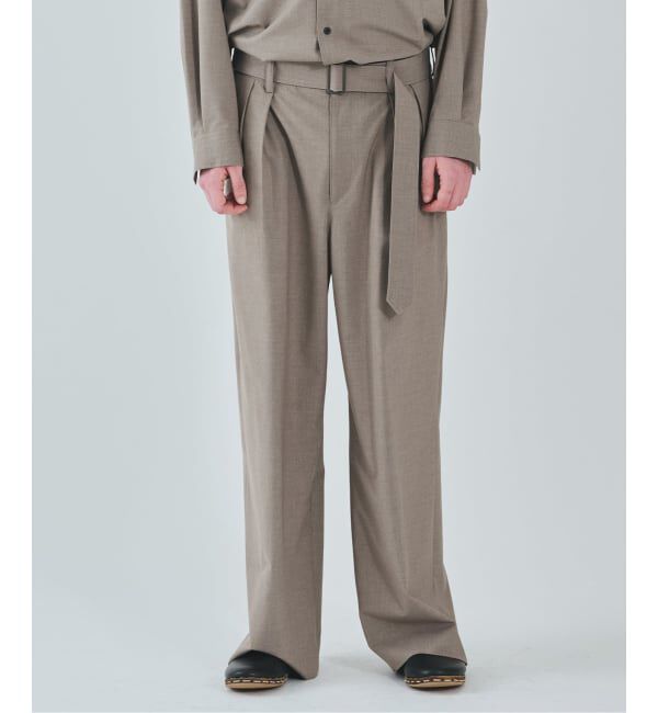 EDIFICE「2WAY トロピカル ベルテッド パンツ」|スラックス|