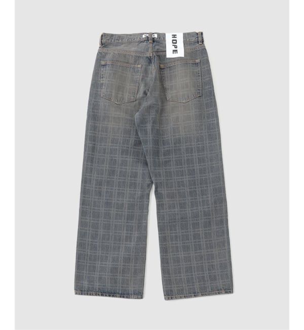 PULP「HOPE / ホープ CRISS JEANS DUSTY BLUE CHECK」|デニム|