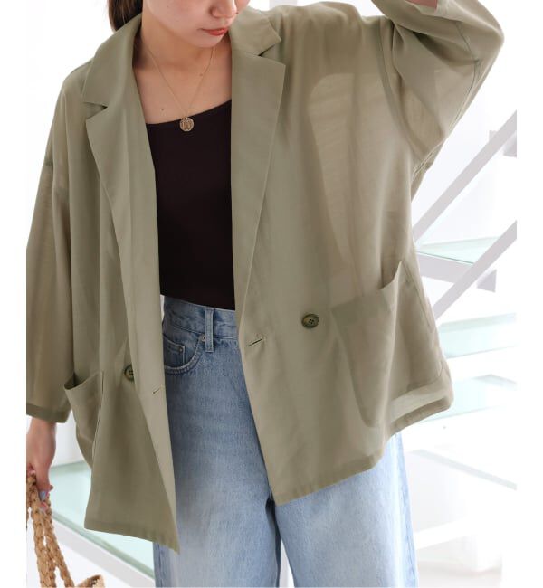 JOURNAL STANDARD relume「《追加4》シアーテーラードジャケット」|テーラードジャケット|