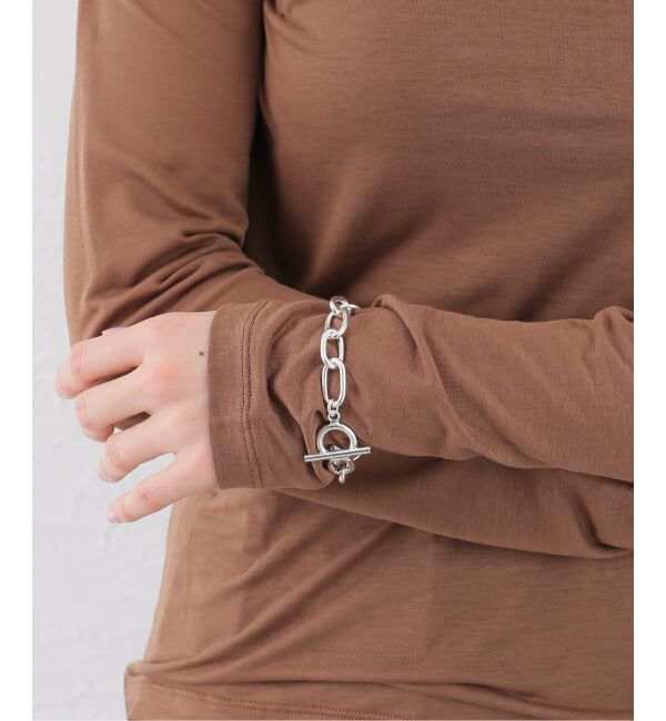 journal standard L'essage「【V'ESSENCEヴェッセンス】 CHAIN BRACELET/ブレスレット」|ブレスレット・バングル|シルバー