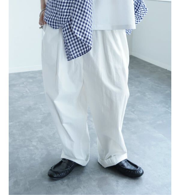 journal standard luxe「バフワッシャー イージーパンツ」|その他|ホワイト