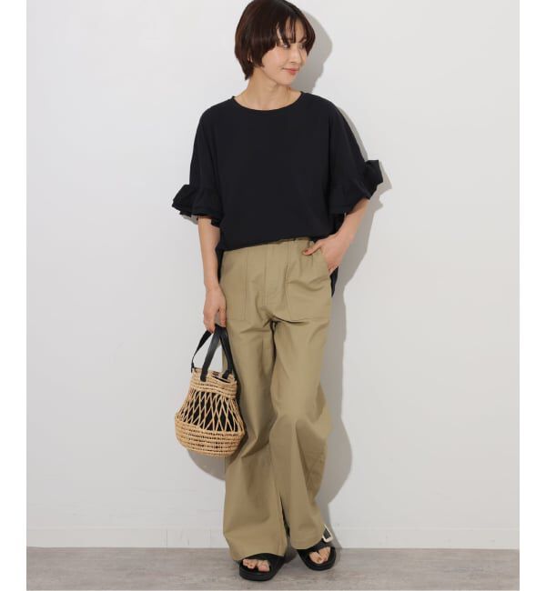 JOURNAL STANDARD relume「《追加》コットンダブルフリルTEE」|Tシャツ・カットソー|