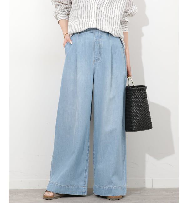 JOURNAL STANDARD relume「《予約》リラックスイージーワイドデニム」|デニム|サックスブルー