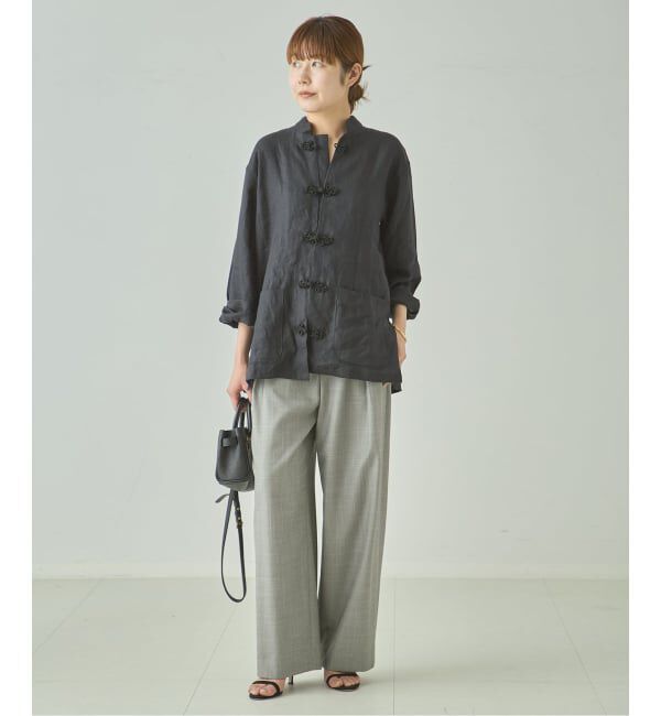 journal standard L'essage「《予約》【A PUPIL/ア ピューピル】別注リネンチャイナシャツ」|シャツ・ブラウス|