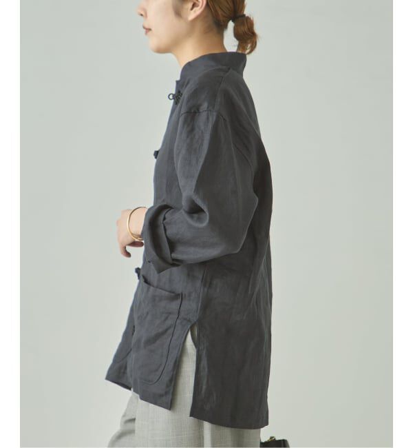 journal standard L'essage「《予約》【A PUPIL/ア ピューピル】別注リネンチャイナシャツ」|シャツ・ブラウス|