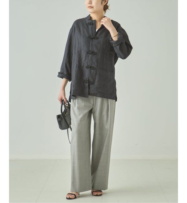 journal standard L'essage「《予約》【A PUPIL/ア ピューピル】別注リネンチャイナシャツ」|シャツ・ブラウス|