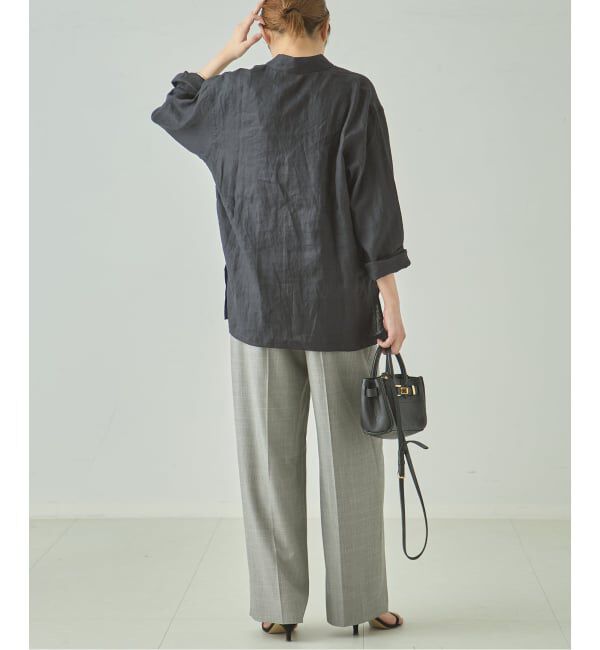 journal standard L'essage「《予約》【A PUPIL/ア ピューピル】別注リネンチャイナシャツ」|シャツ・ブラウス|