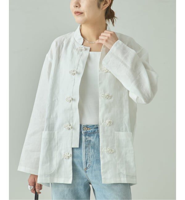 journal standard L'essage「《予約》【A PUPIL/ア ピューピル】別注リネンチャイナシャツ」|シャツ・ブラウス|