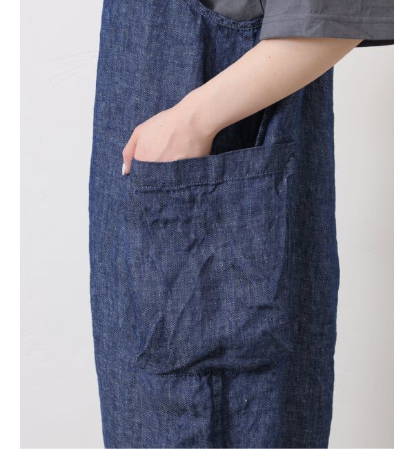 journal standard luxe「《予約》リネンデニム サロペット」|オールインワン|