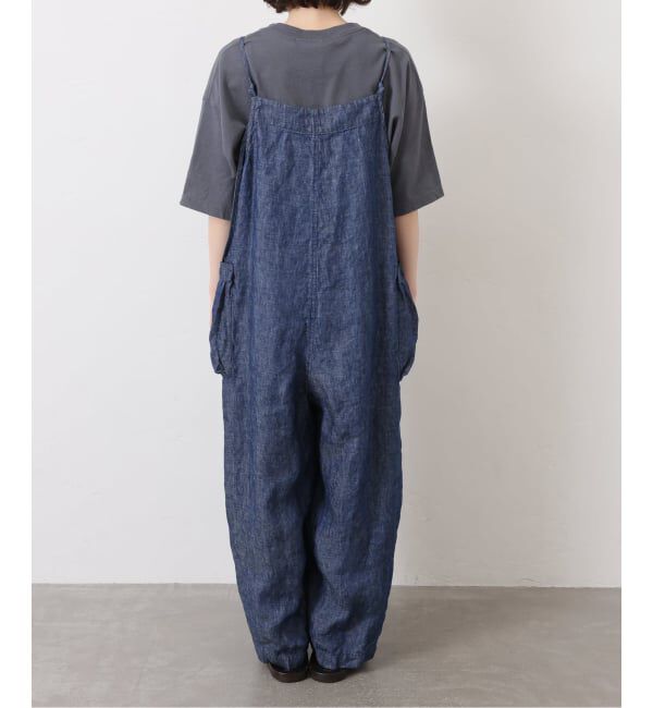 journal standard luxe「《予約》リネンデニム サロペット」|オールインワン|