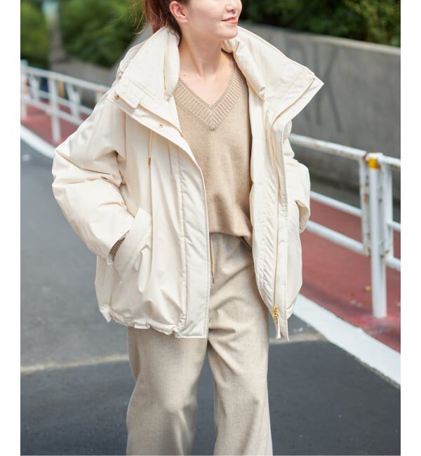 Spick and Span「《追加》2WAY撥水ダウンハーフコート」|ダウン|