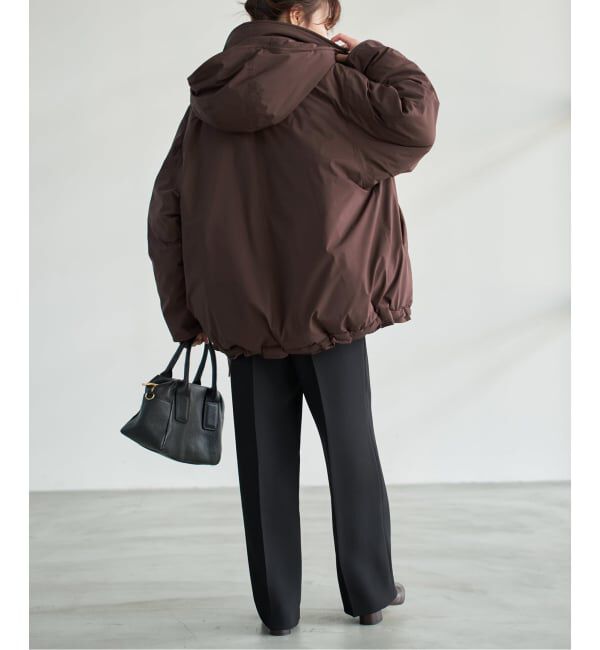 Spick and Span「《追加》2WAY撥水ダウンハーフコート」|ダウン|