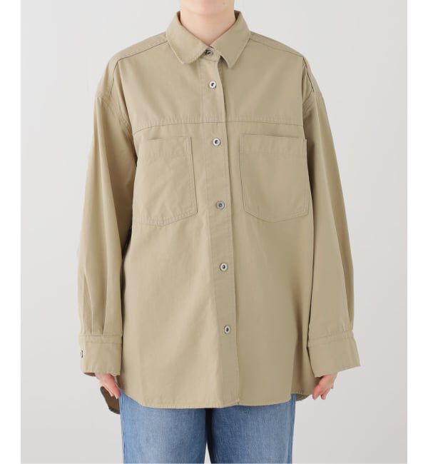 Spick and Span「ライトツイルオーバーシャツ」|シャツ・ブラウス|