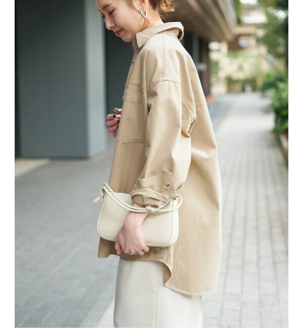 Spick and Span「ライトツイルオーバーシャツ」|シャツ・ブラウス|