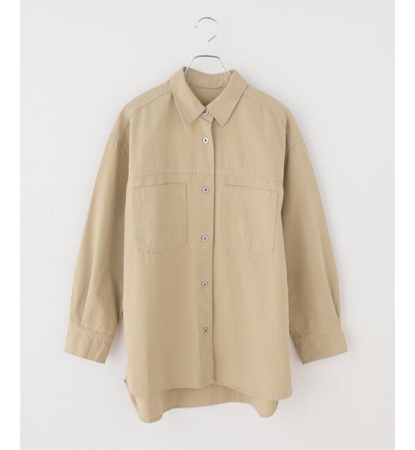 Spick and Span「ライトツイルオーバーシャツ」|シャツ・ブラウス|