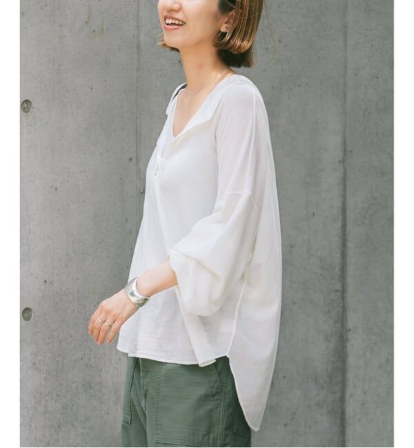 FRAMeWORK「≪追加≫サーフニットヘンリーTee」|Tシャツ・カットソー|