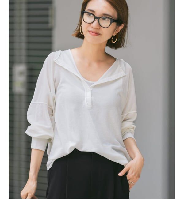 FRAMeWORK「≪追加≫サーフニットヘンリーTee」|Tシャツ・カットソー|