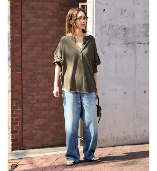 FRAMeWORK「≪追加≫サーフニットヘンリーTee」|Tシャツ・カットソー|