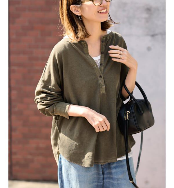 FRAMeWORK「≪追加≫サーフニットヘンリーTee」|Tシャツ・カットソー|