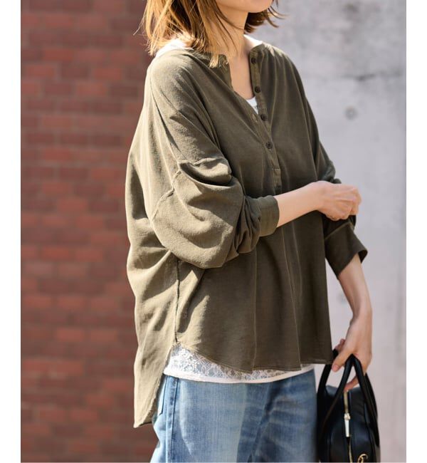 FRAMeWORK「≪追加≫サーフニットヘンリーTee」|Tシャツ・カットソー|