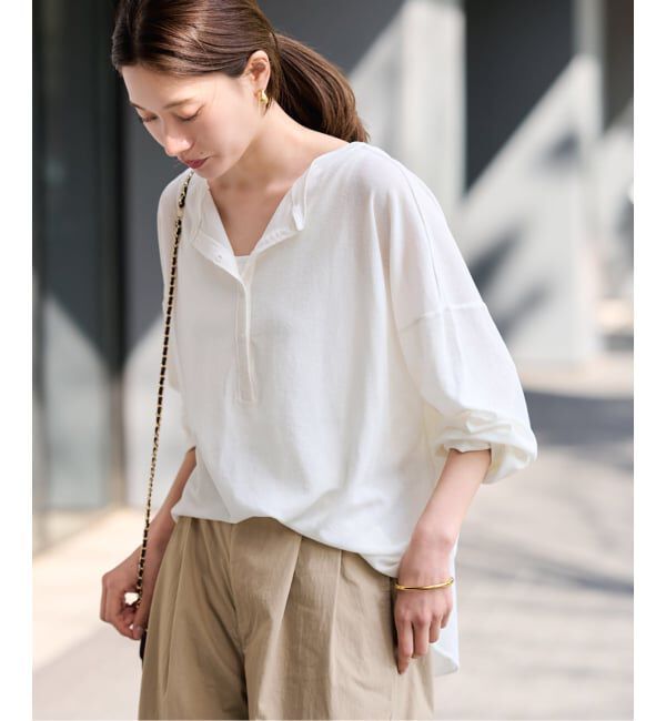 FRAMeWORK「≪追加≫サーフニットヘンリーTee」|Tシャツ・カットソー|