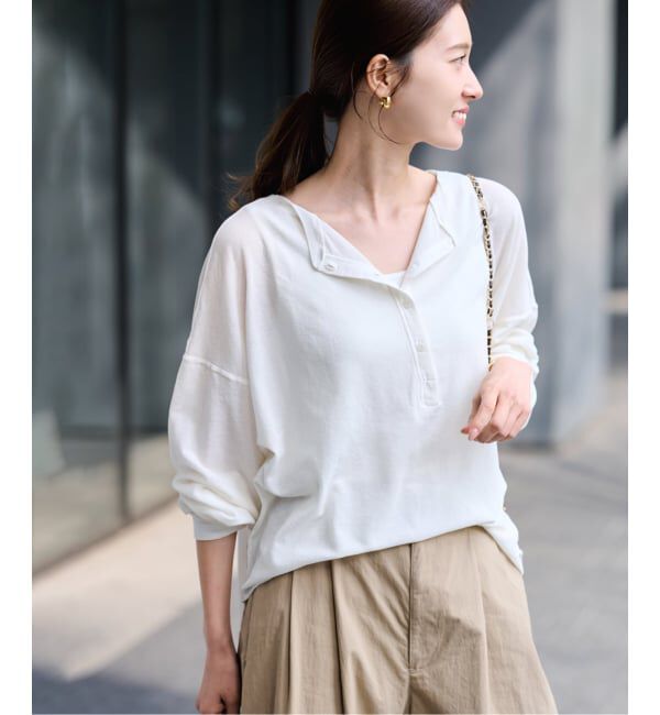 FRAMeWORK「≪追加≫サーフニットヘンリーTee」|Tシャツ・カットソー|