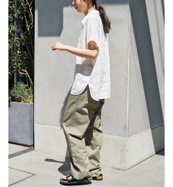 Spick and Span「《追加2》ルーズベイカーパンツ」|カーゴ|