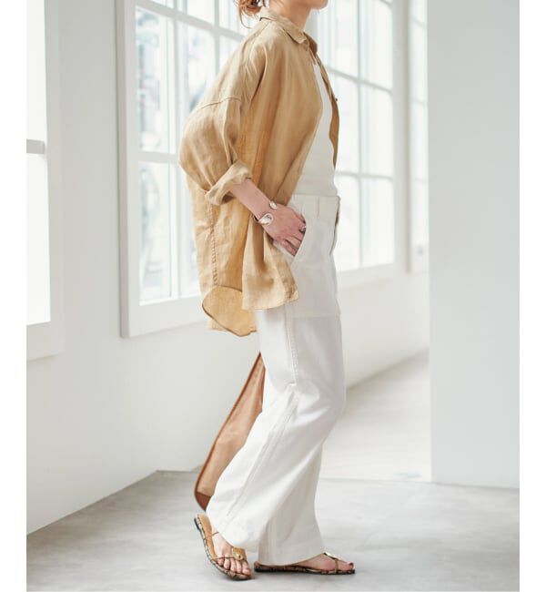 Spick and Span「《追加2》ルーズベイカーパンツ」|カーゴ|