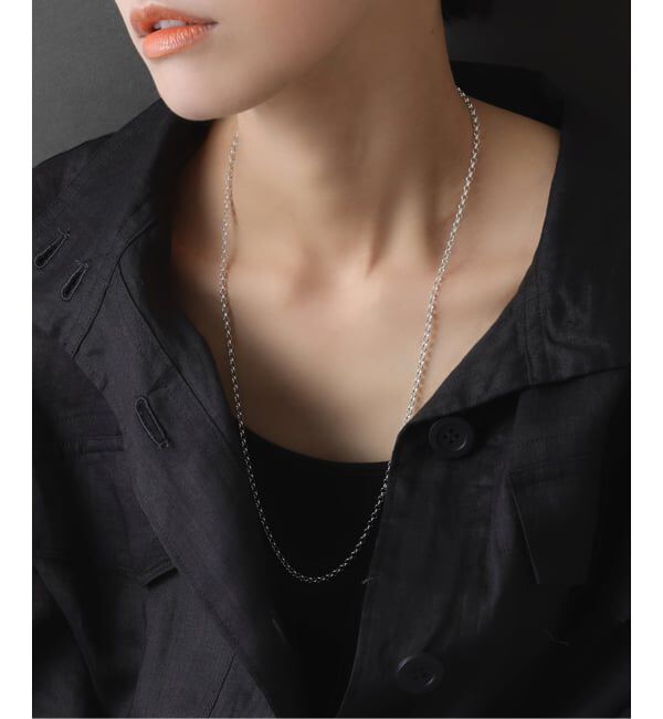 Spick and Span「【SAMH by LILAS】ラウンドチェーン60cmネックレス SV」|ネックレス|