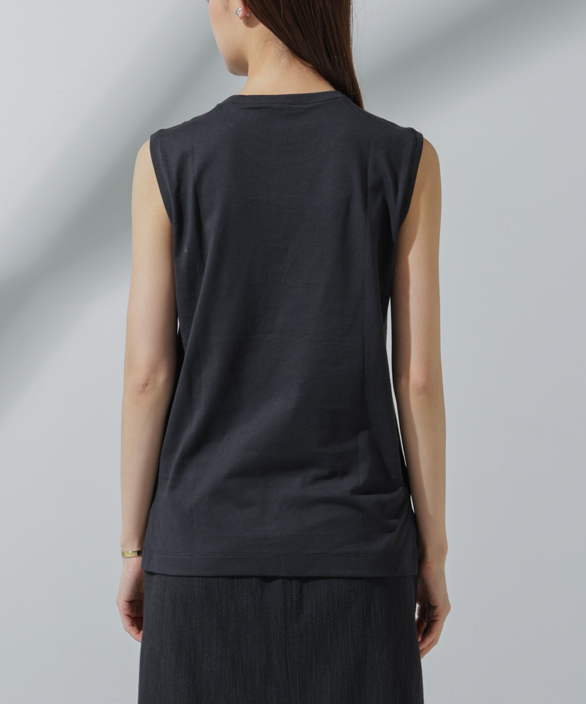 nano･universe「Anti Soaked(R) 汗染み防止 ノースリーブTシャツ」|Tシャツ・カットソー|