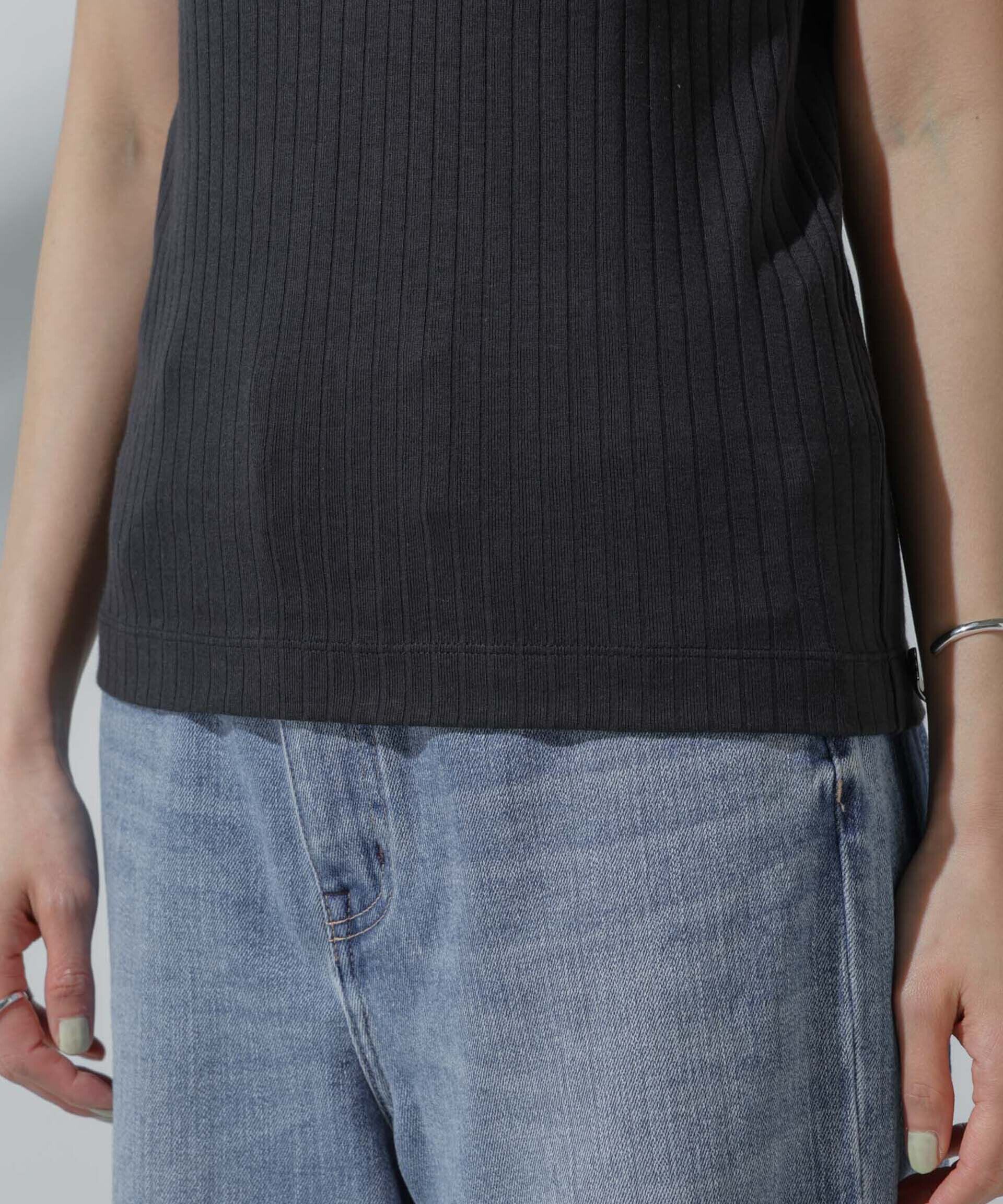 nano･universe「Anti Soaked(R) 汗染み防止 クルーネックリブTシャツ」|Tシャツ・カットソー|