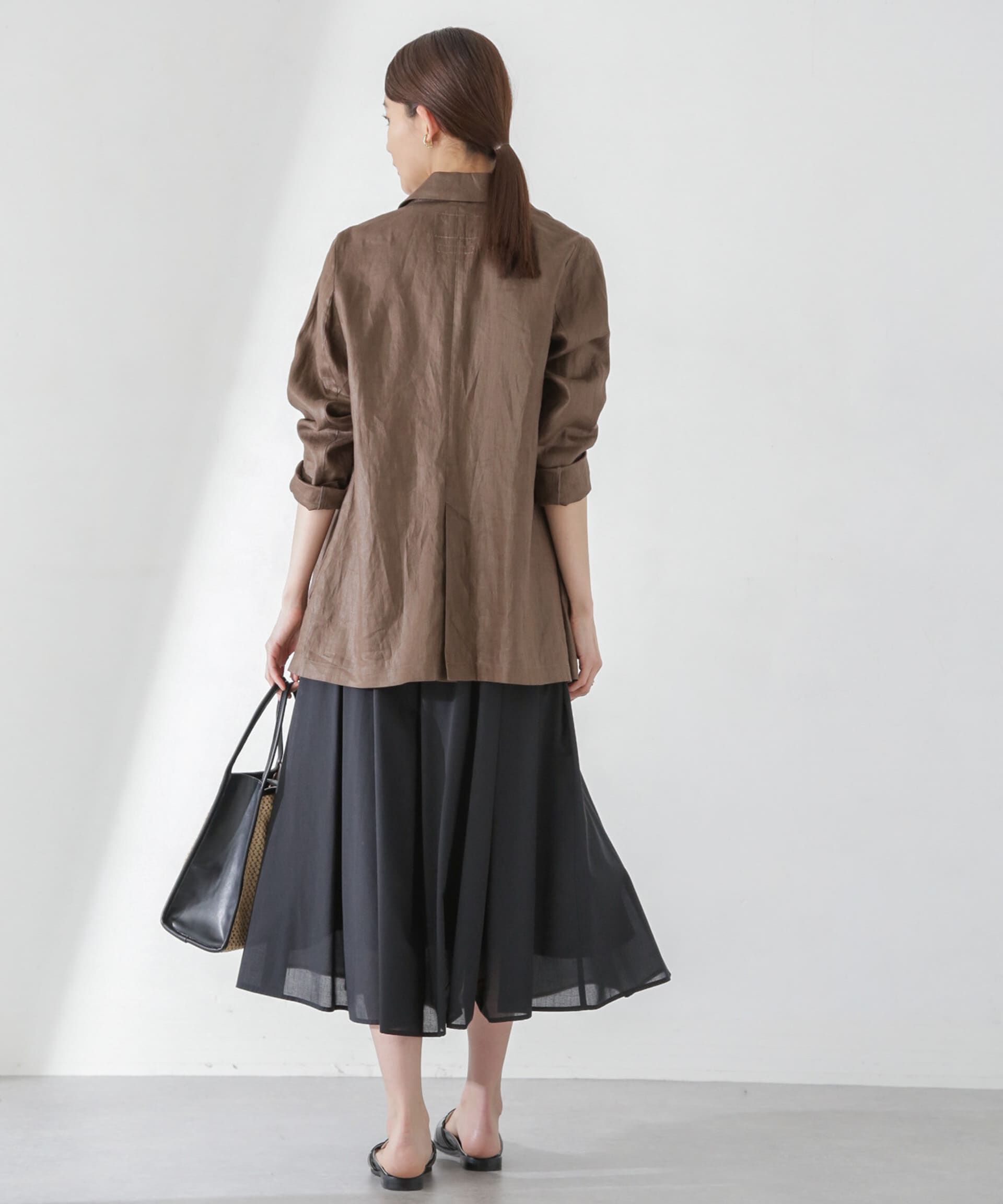 nano･universe「レオファインギャザーフレアスカート（セットアップ可）」|スカート|