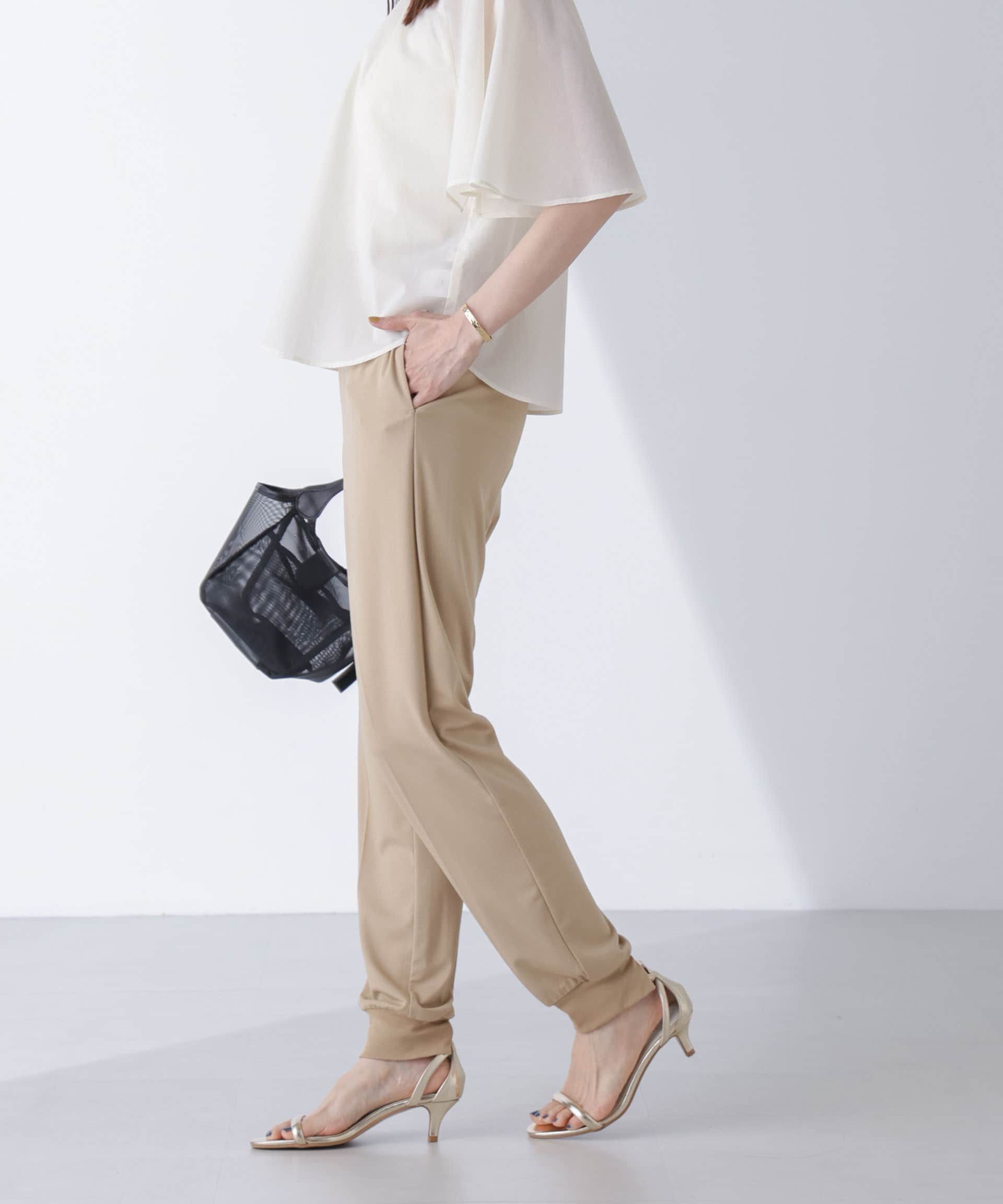 nano･universe「AtPARK＆DAILYWEAR/スリットジョガーパンツ（セットアップ可）」|チノ|