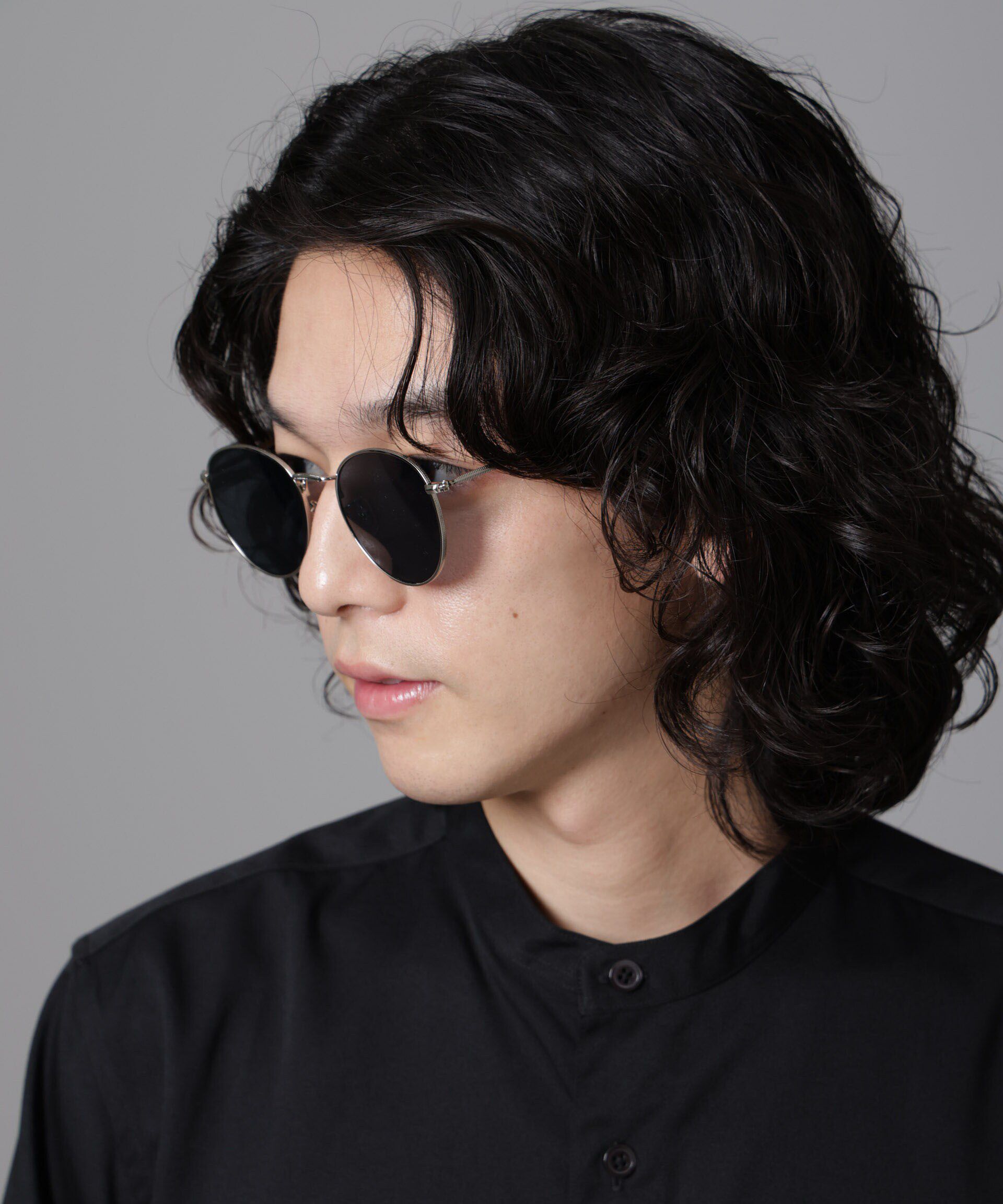 nano･universe「ボストン型メタルサングラス」|メガネ|