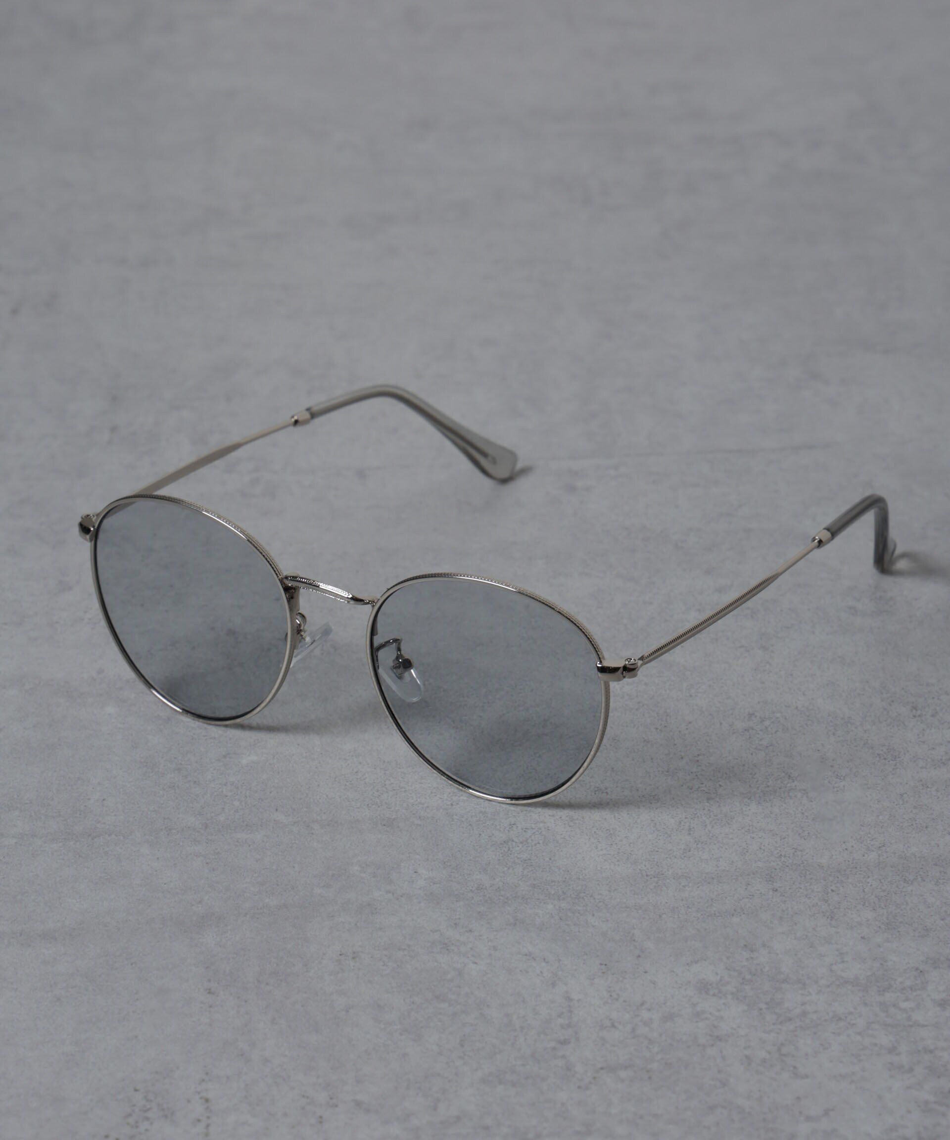 nano･universe「ボストン型メタルサングラス」|メガネ|