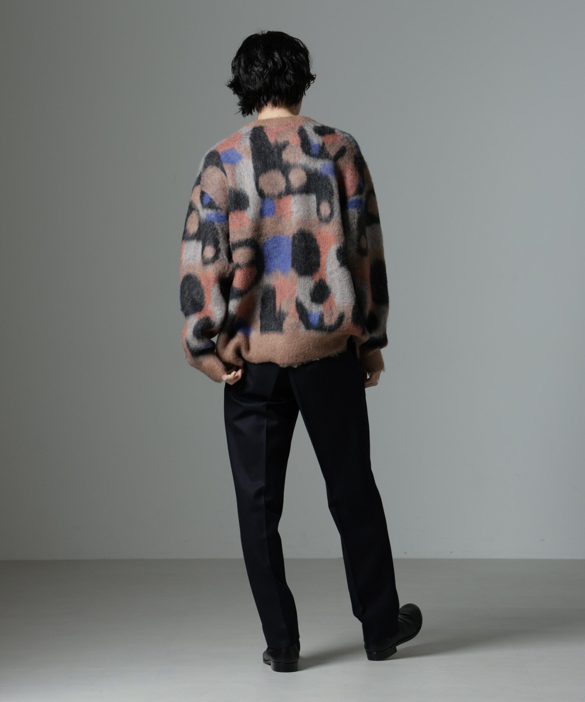 nano･universe「「着るアート」YUTAKA KAWAIクルーネックモヘヤミックスニット」|ニット・セーター|