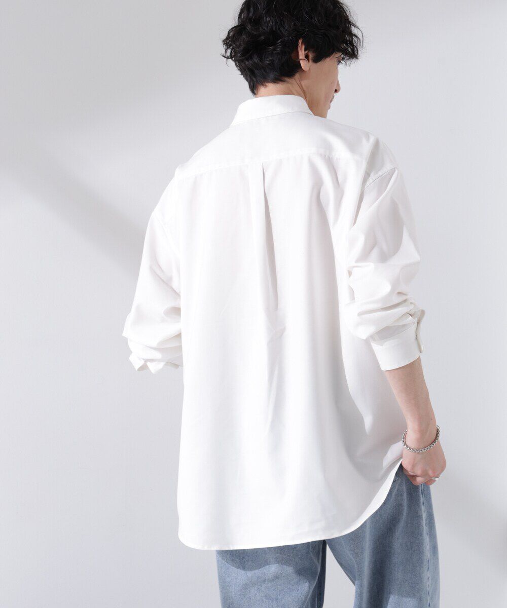 nano･universe「ビッグドレープシャツ 長袖」|シャツ・ブラウス|