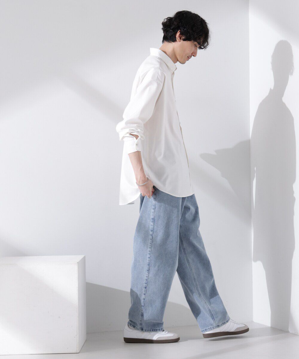 nano･universe「ビッグドレープシャツ 長袖」|シャツ・ブラウス|