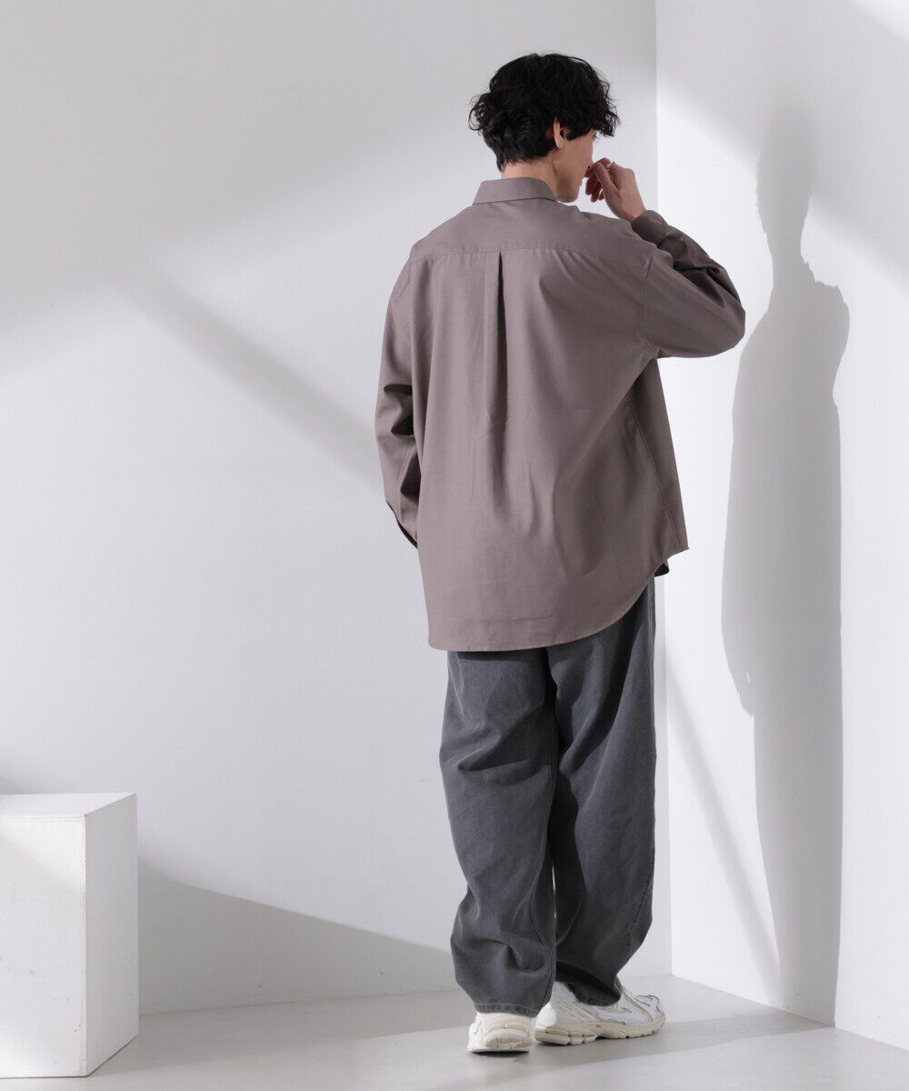nano･universe「ビッグドレープシャツ 長袖」|シャツ・ブラウス|