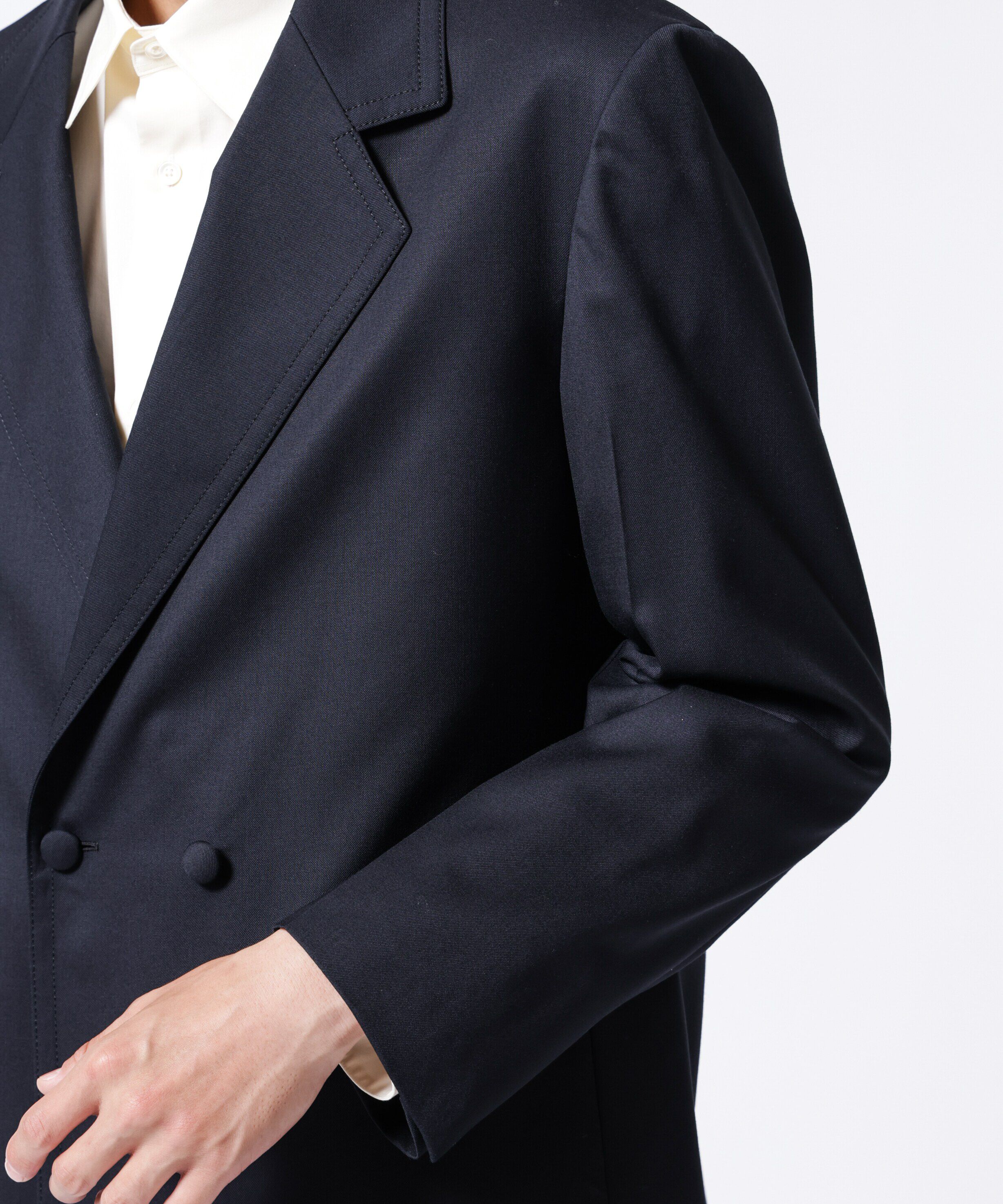 nano･universe「「ASSEMBLANC」VIST Gabardine オーバージャケット」|テーラードジャケット|