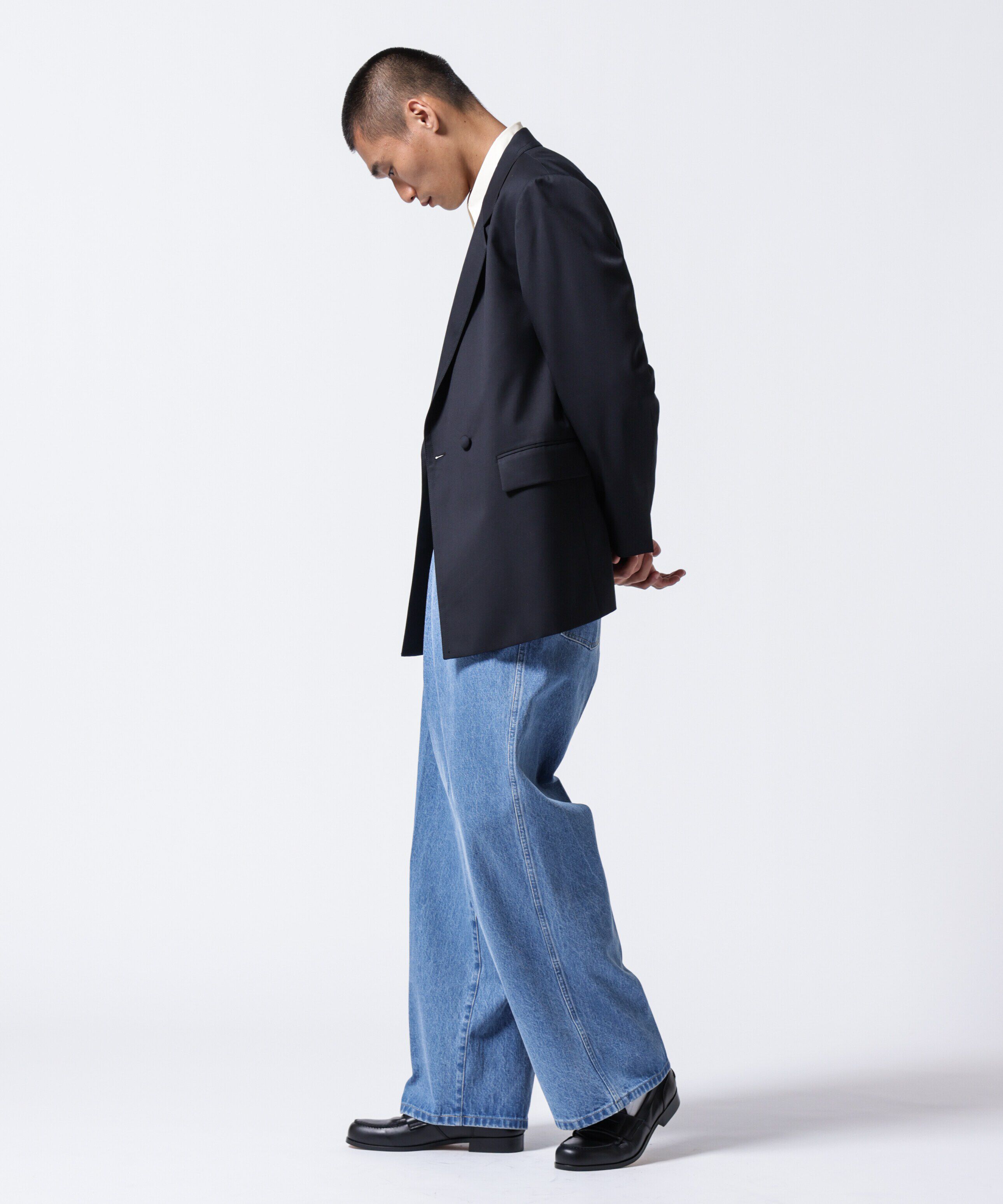 nano･universe「「ASSEMBLANC」VIST Gabardine オーバージャケット」|テーラードジャケット|