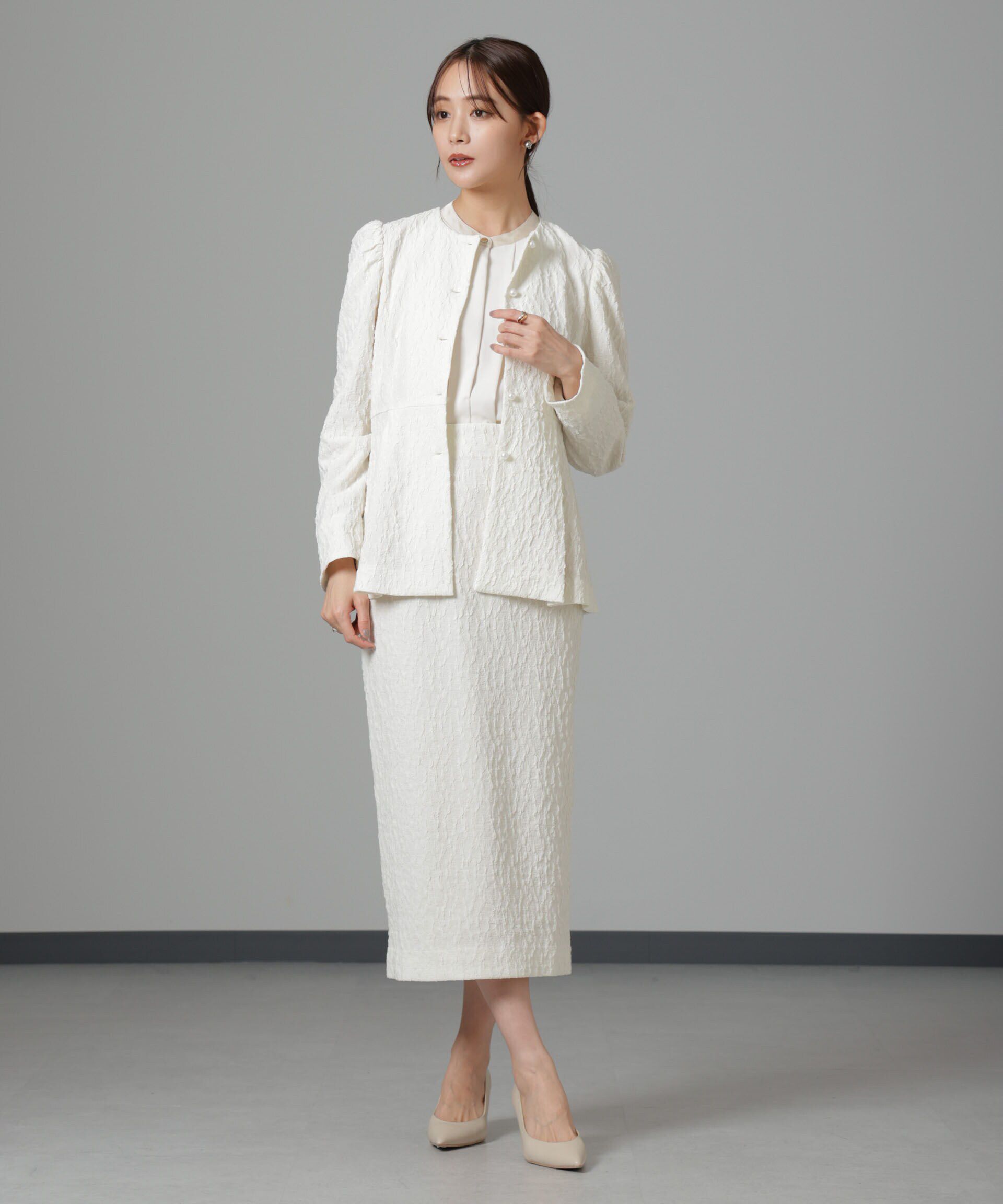 nano･universe「troisiemechaco/パフィージャガード スカート(セットアップ可)」|スカート|